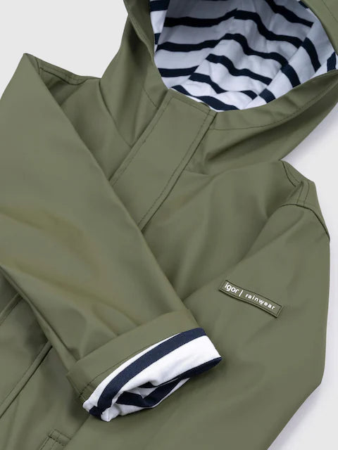 GIACCA IMPERMEABILE VERDE